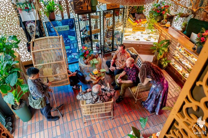 The Balinese interiors of SPA & ART BALI