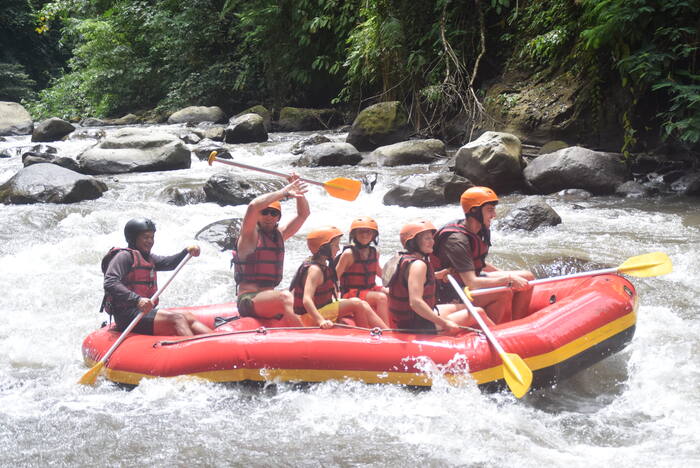 Rafting na rzece Ayung — Indonezja