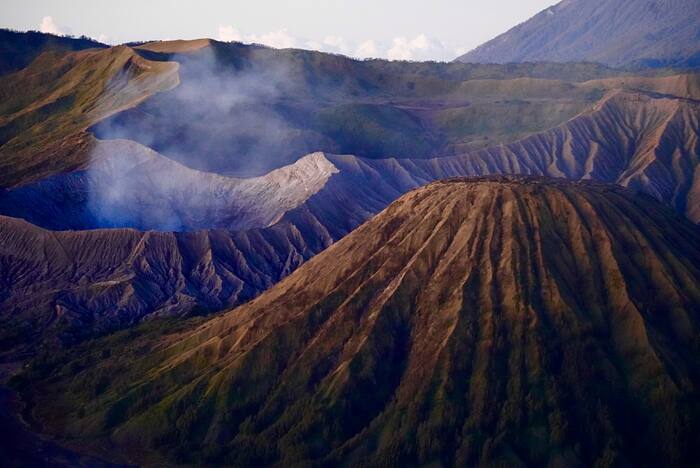 Kaldera Bromo z góry — Indonezja