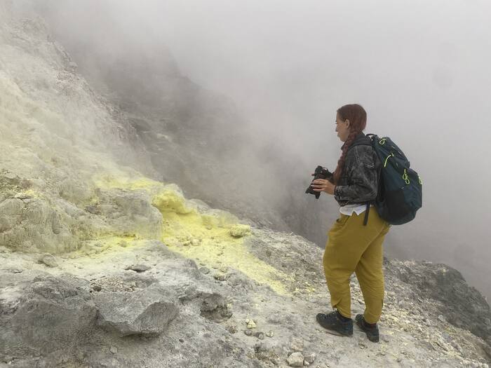 Fumarole Sibayak — Indonezja