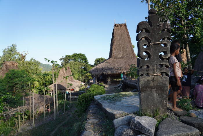 Uliczka wioski — Indonezja
